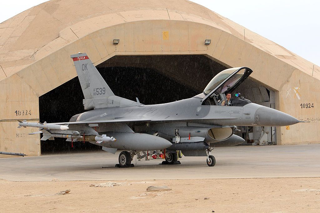 The al-Asad air base in Iraq in 2011.