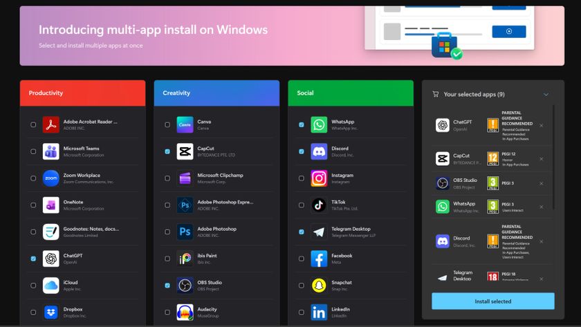 Multi-app install support on the Microsoft Store website