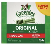 Greenies Regular Dental Dog Treats 54-count
$49.00 from Chewy
