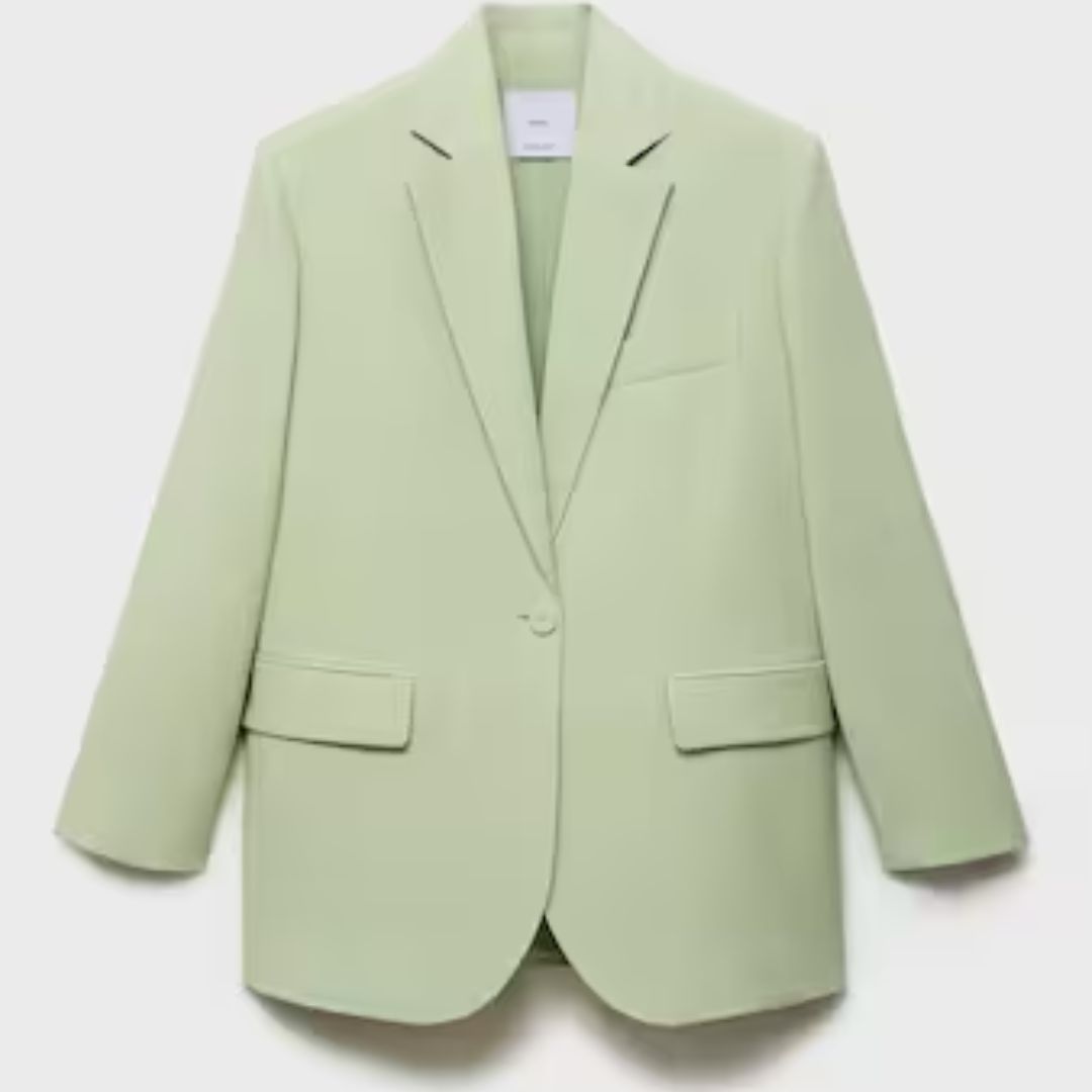 Mango Straight Fit Blazer