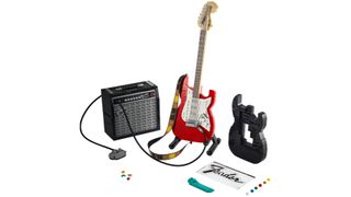 Best gifts for guitar players: Fender Lego Stratocaster