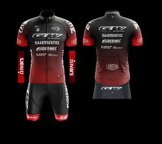 Provisional design of the 2023 GW Shimano-Sidermec jersey