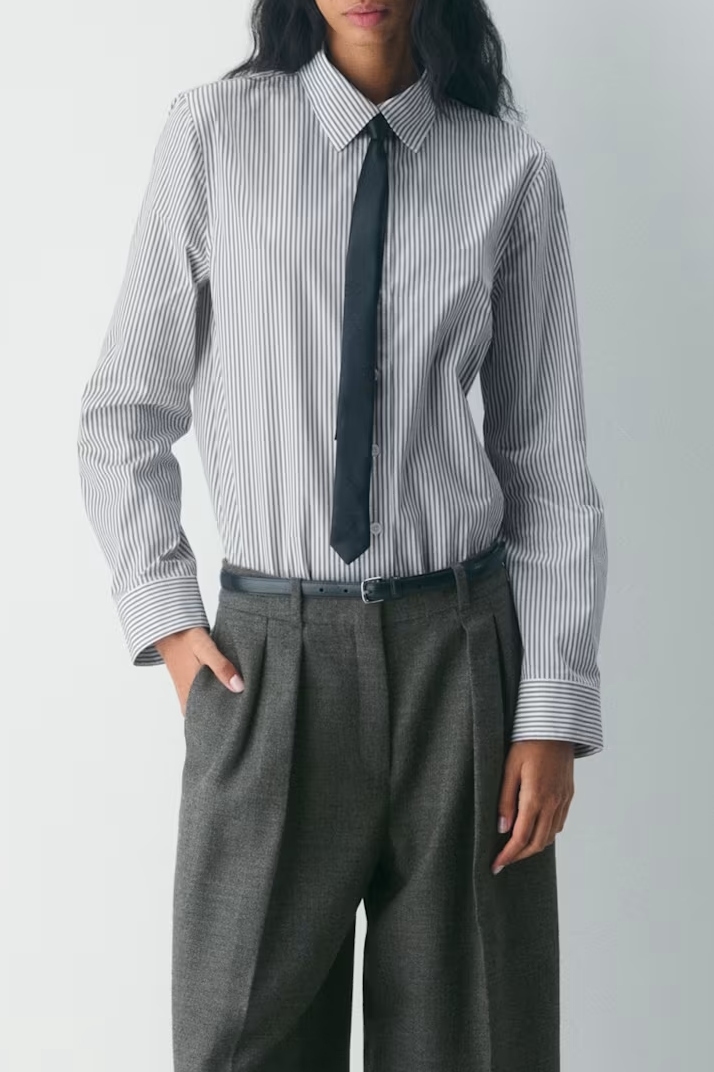 Aritzia, Letterpress Classic Poplin Shirt