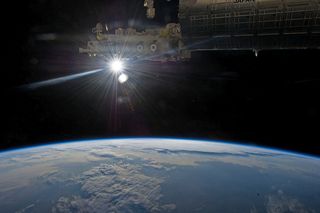 The International Space Station will not be affected by solar flares, NASA officials said.
