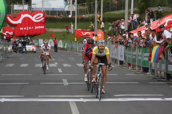 Gregory Panizo crosses the line to win the Pan American championships.