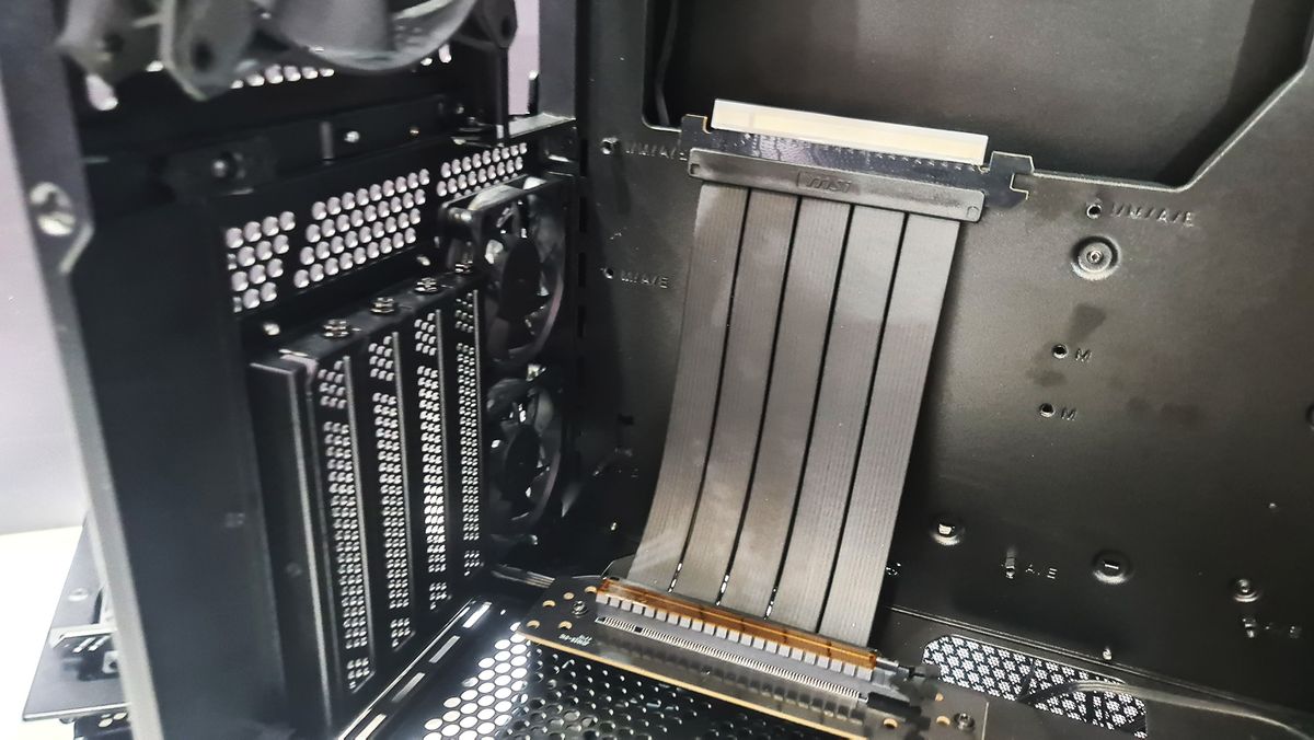 PCIe 5.0 SSD cooling on display at Computex 2023.