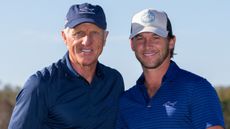 Greg Norman with his son Greg Norman jr