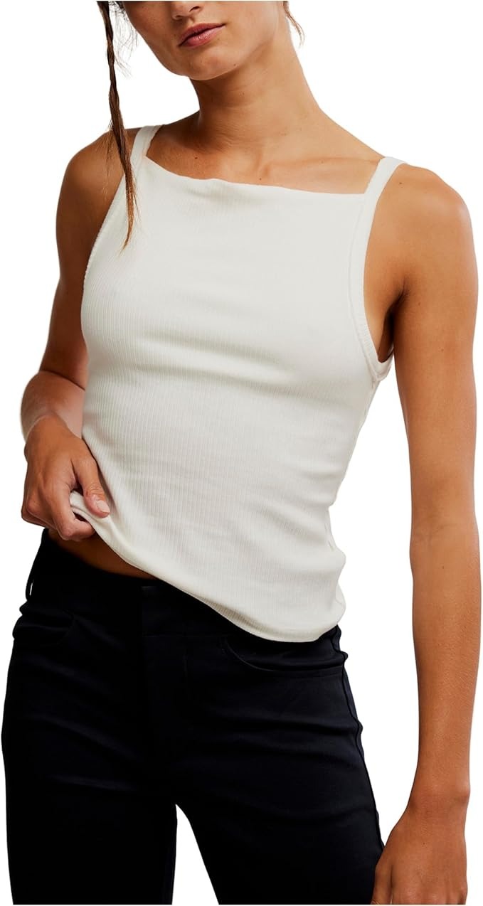 Free People, Free People Women's Mia Tank, Ivory