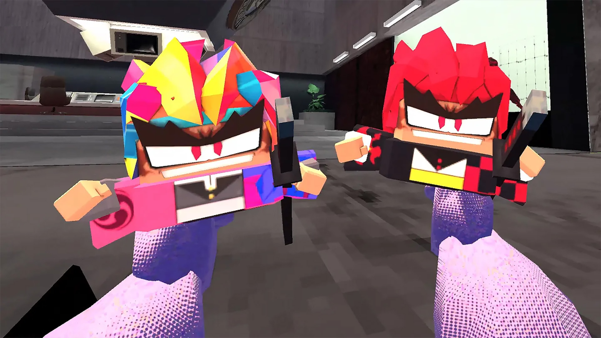 Press shot for Hero x Hero codes showing the player holding a small puppet in each hand