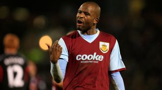 BURNLEY, ENGLAND - MARCH 10: Leon Cort of Burnley during the Barclays Premier League match between Burnley and Stoke City at Turfmoor Ground on March 10, 2010 in Burnley, England. (Photo by Jed Leicester/Getty Images)