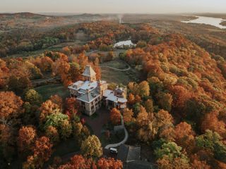 the striking olana landscape in autumnal colours