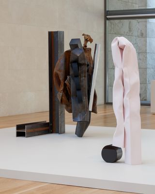 All images: installation view of ‘Carol Bove: Collage Sculptures’, at the Nasher Sculpture Center