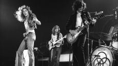 Led Zeppelin perform at the Forum in Los Angeles on June 3, 1973