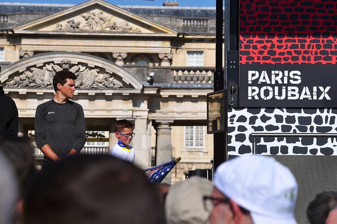 Greg Van Avermaet ahead of Paris-Roubaix