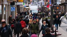 One of Stockholm’s busiest shopping streets