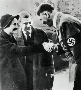 Edward VIII and Wallis Simpson with Adolf Hitler