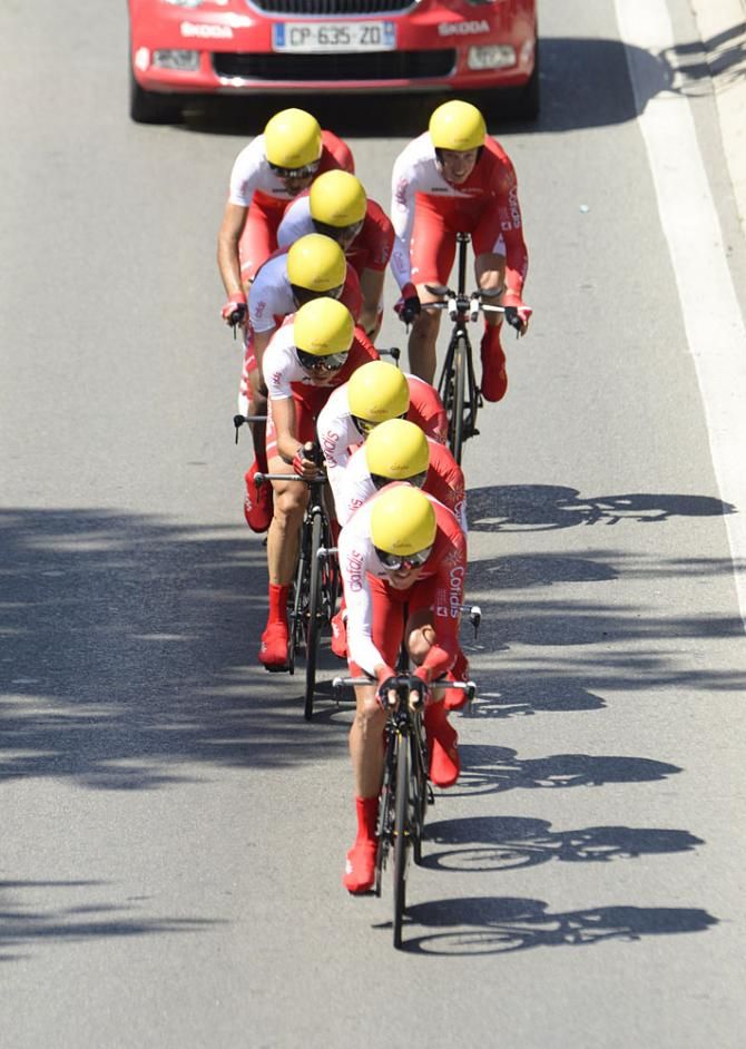 Team Cofidis in stage 4