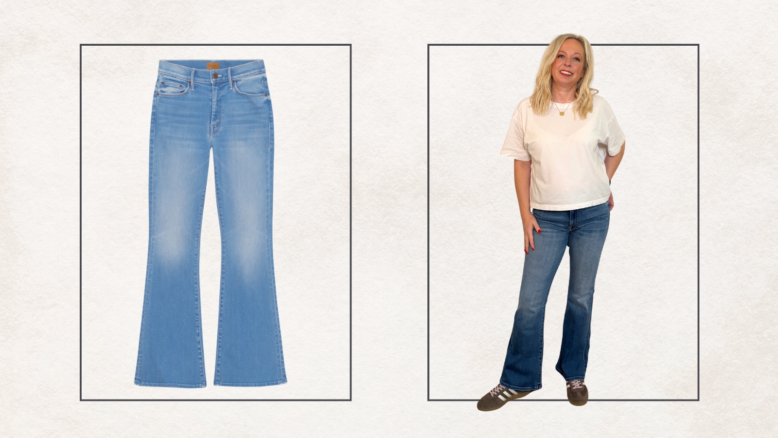 Antonia Kraskowski wearing Mother slimming jeans