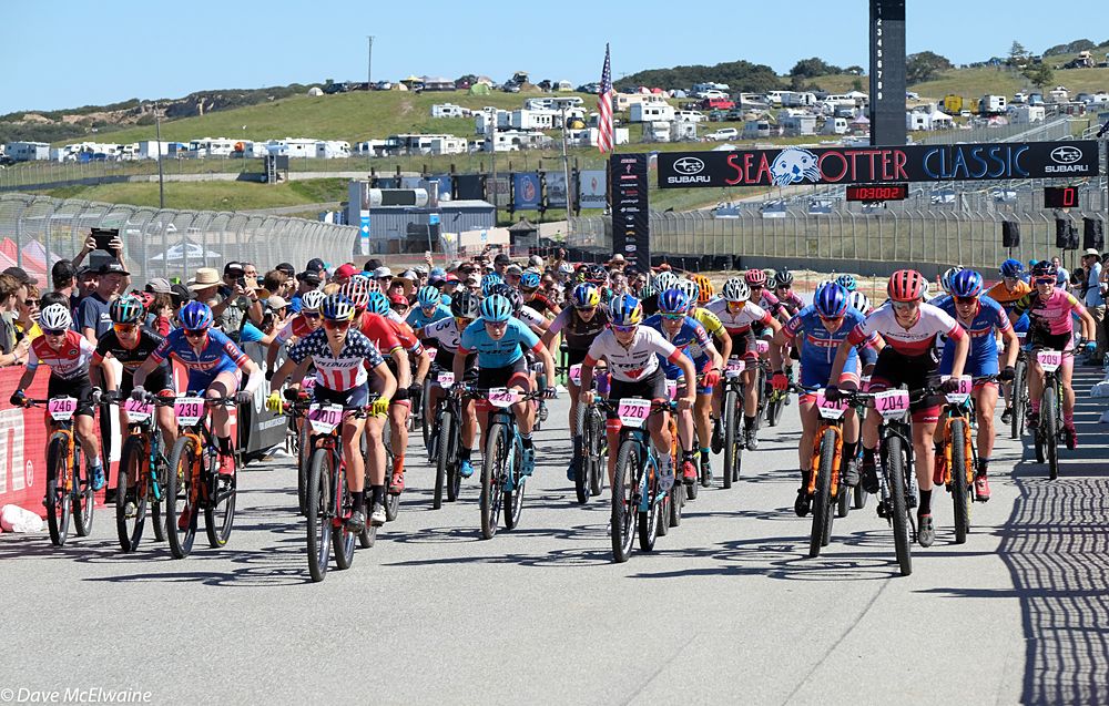 The Pro Women&acirc;s start was on the Laguna Seca track