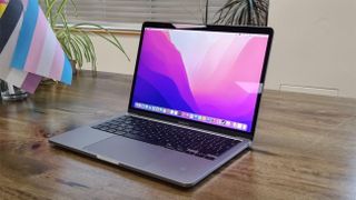 MacBook Pro 13-inch (M2, 2022) sat on a desk