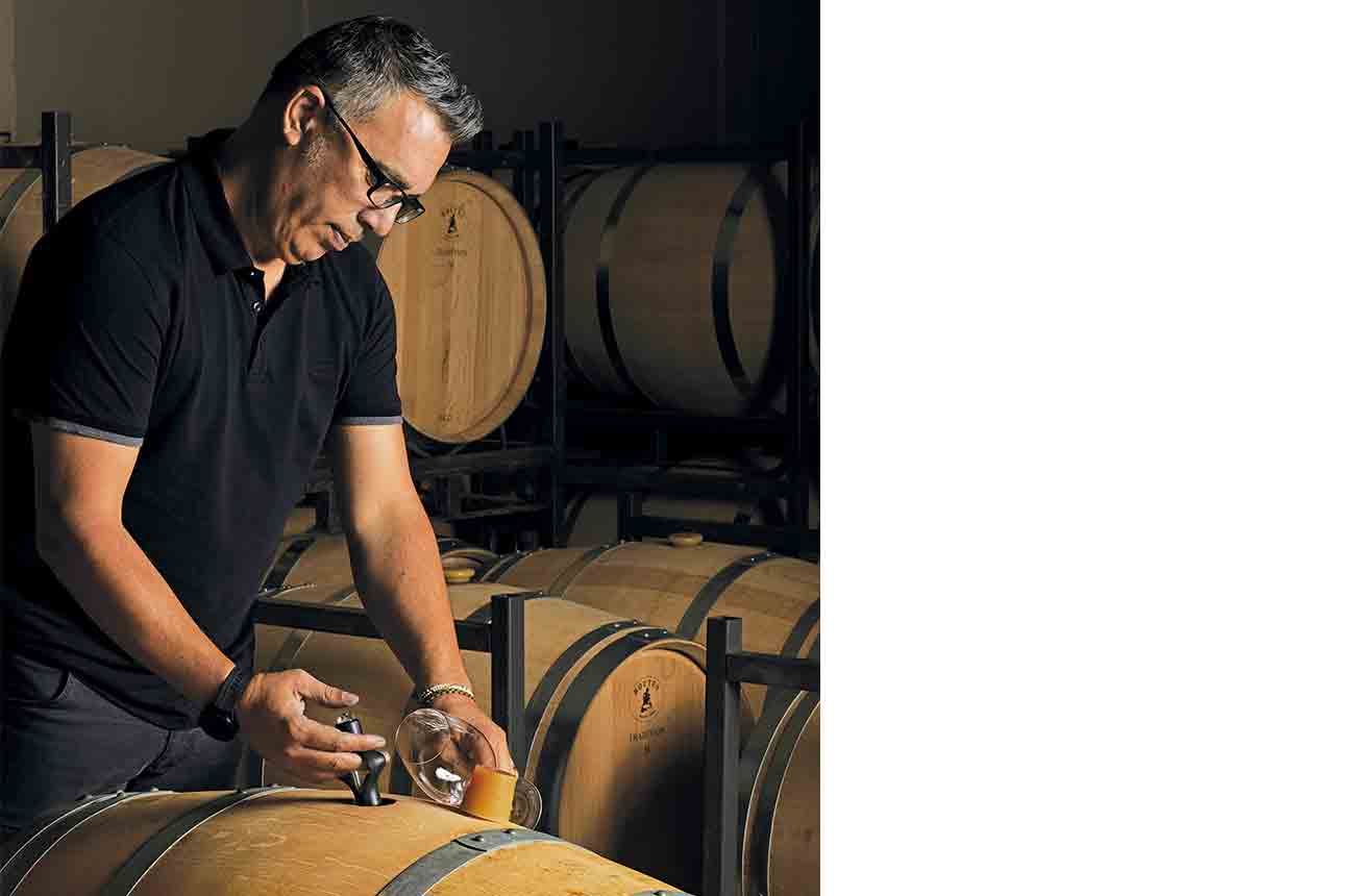 Winemaker Llu&amp;iacute;s Laso at Finca Museum in Cigales, Castilla y Leon, Spain