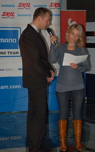 The team presentation in Rotterdam.