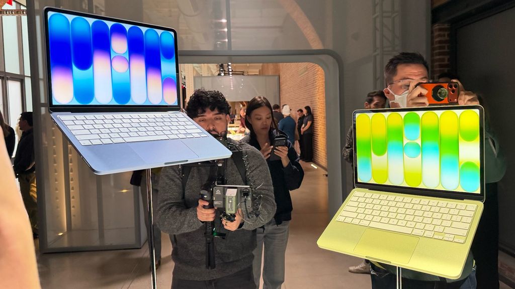 MacBook Neo on display at Apple's March event