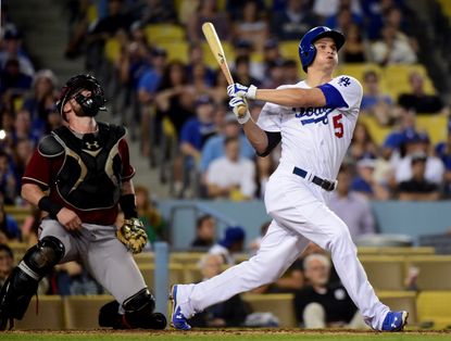 The Dodger's star shortstop Corey Seager.