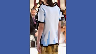 A close up of Loewe's pixel fashion collection