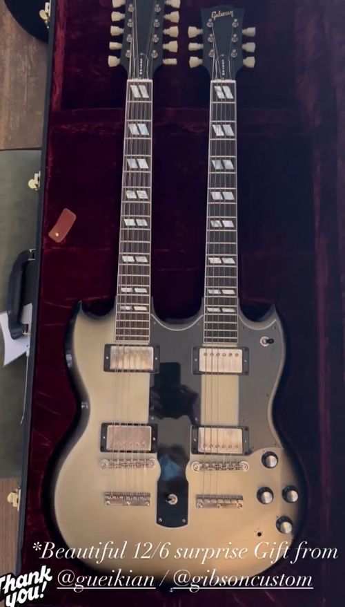 Silverburst Gibson EDS-1275