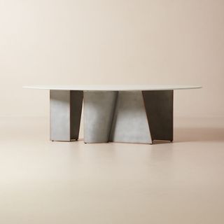 Bretagne 96" Resin and Metal Dining Table by Goop