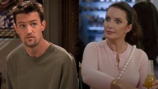 Matthew Perry on Friends and Kristin Davis on And Just Like That...