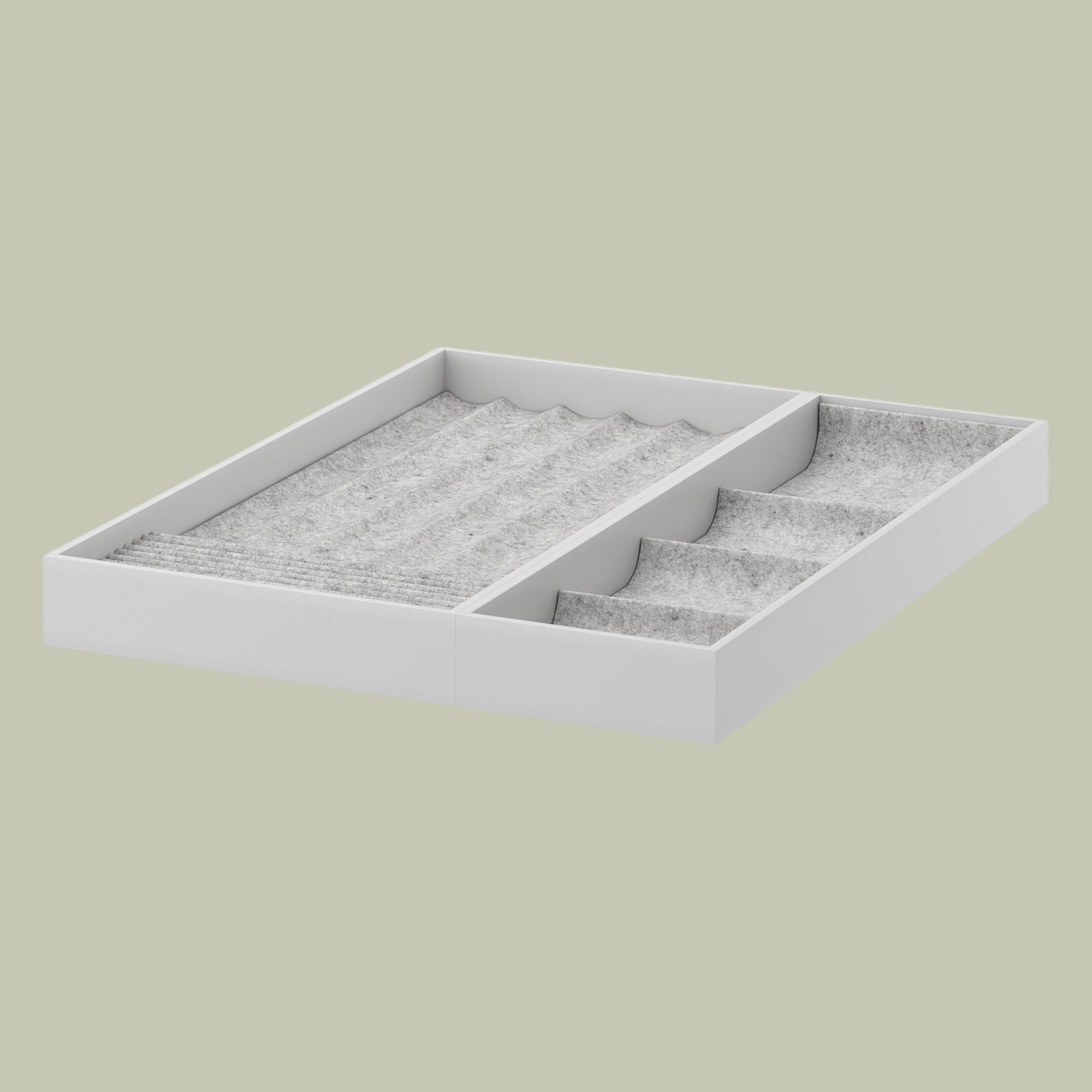 IKEA, Komplement Insert for Pull-Out Tray - Light Grey 50x58 Cm