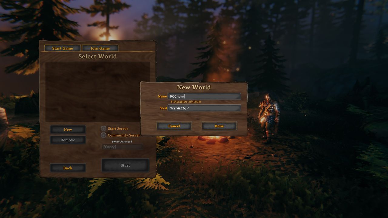 Valheim server