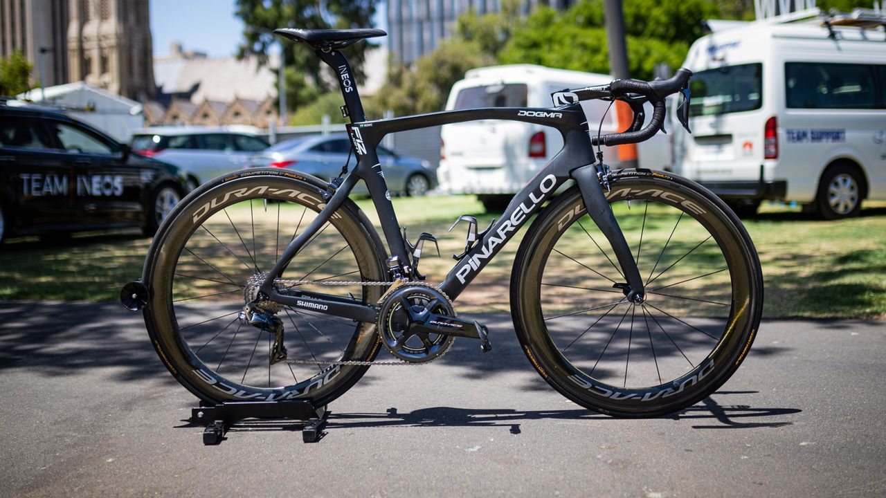 Luke Rowe's Pinarello Dogma F12 XLight