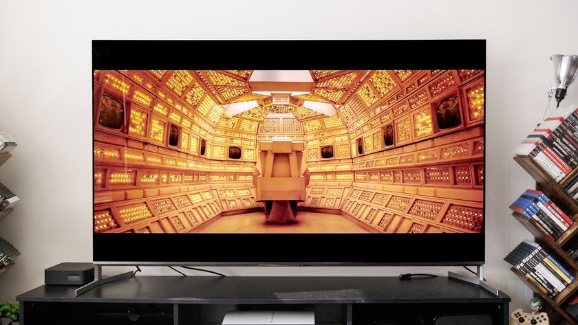 Sony Bravia 8 II on a TV stand