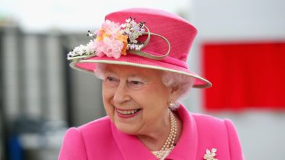 Queen Elizabeth II arrives at the Queen Elizabeth II delivery office in Windsor with Prince Philip, Duke of Edinburgh on April 20, 2016 in Windsor, England