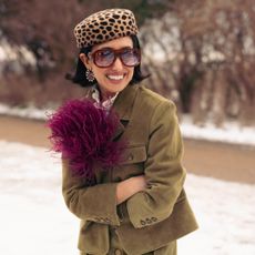 April Lockhart wearing hats
