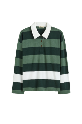 Madewell Rugby Long-Sleeve Polo Shirt (Was $98) 