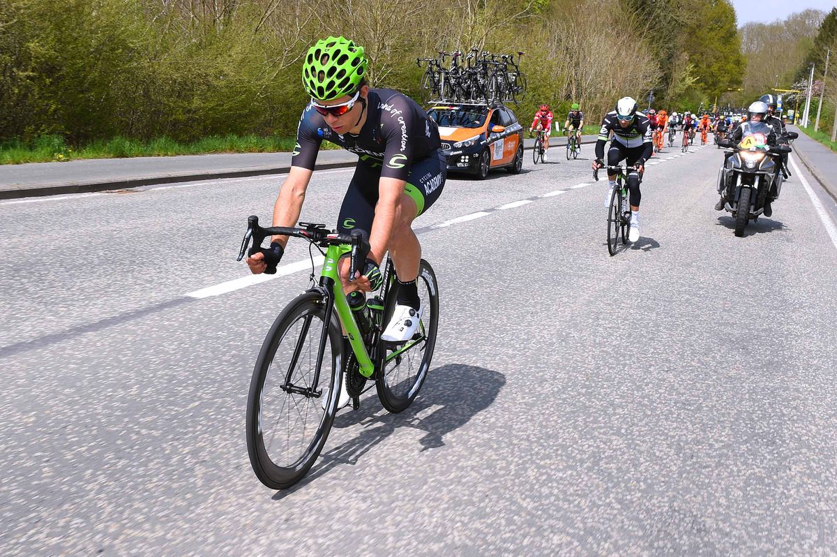 Guillaume Boivin (Israel Cycling Academy) launches an attack