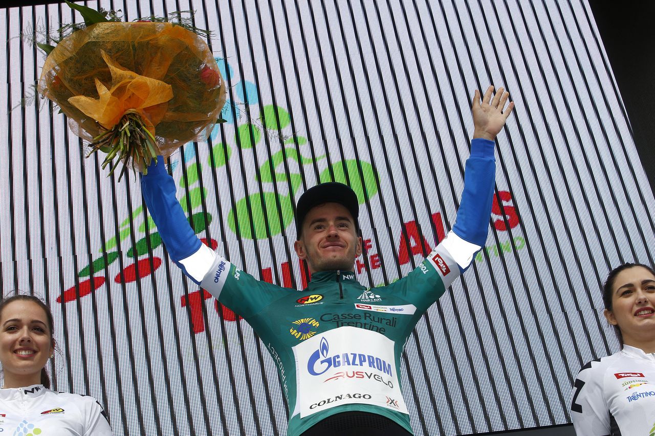 Alexander Foliforov (Gazprom &ndash; Rusvelo) leads the mountains classification