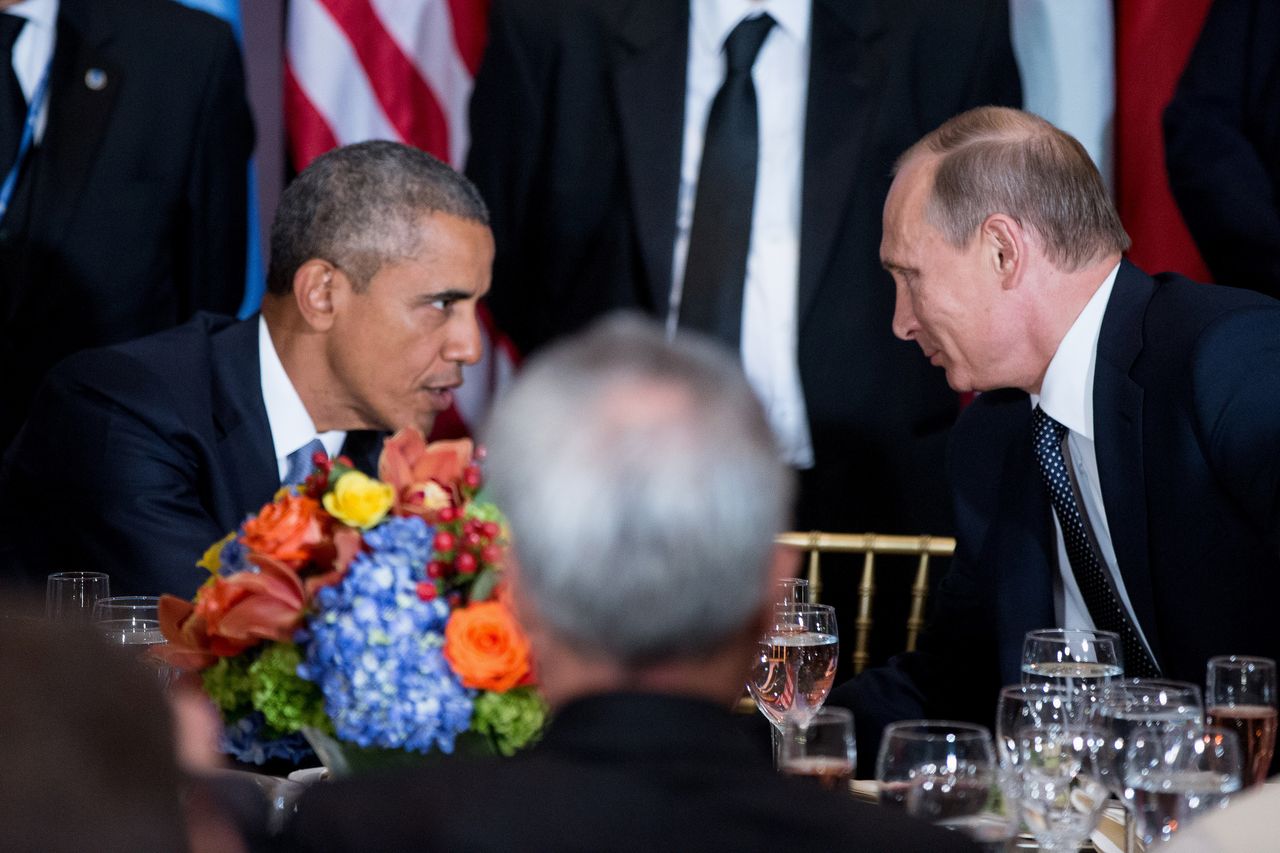 Putin, Obama disagree over drinks. 