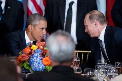 Putin, Obama disagree over drinks. 