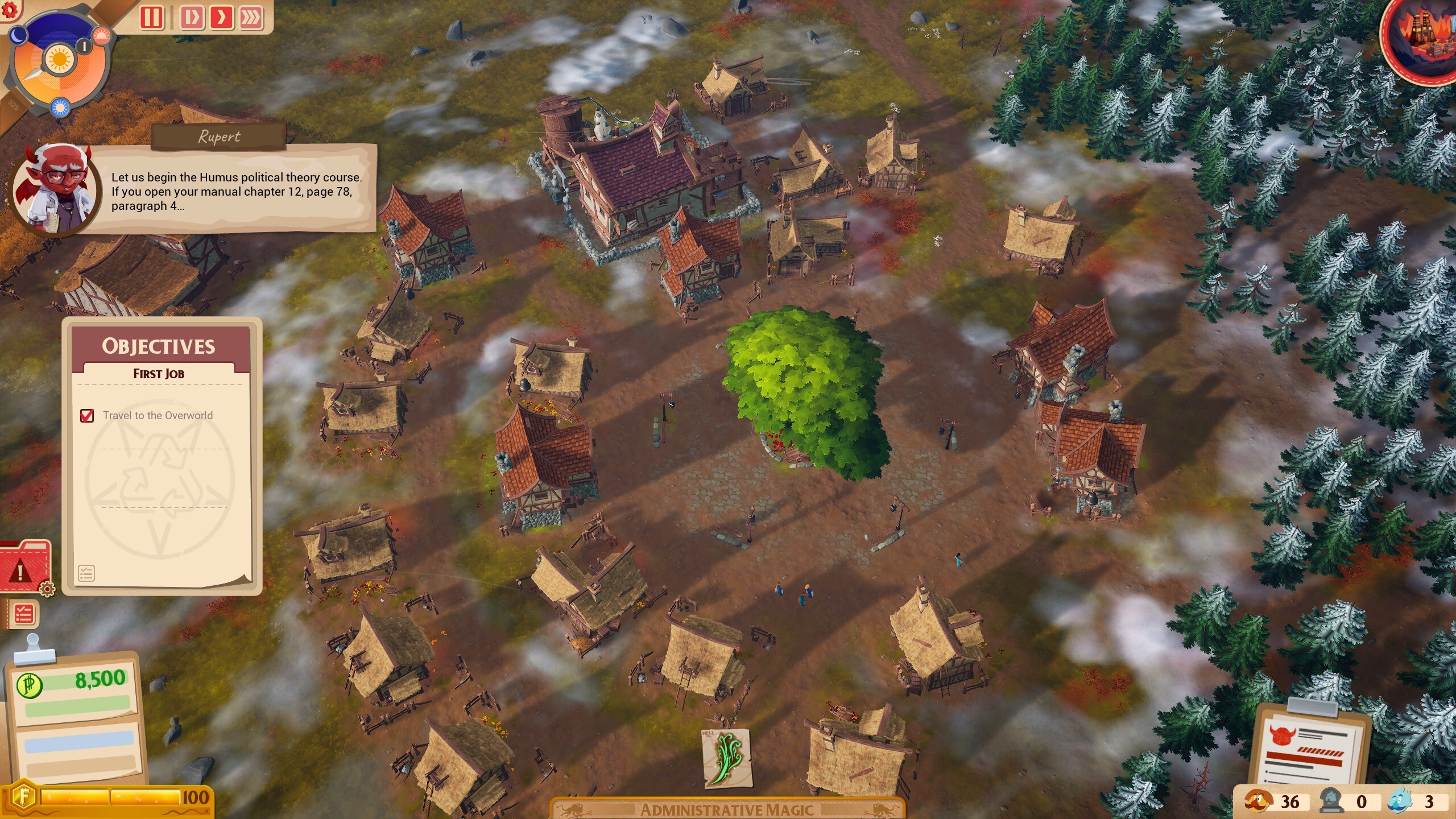 The village.