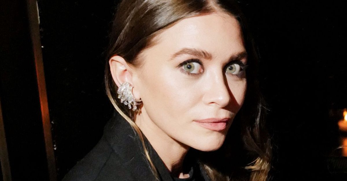 Ashley Olsen Wore A Striped Blue Button-Down In NYC | Who What Wear