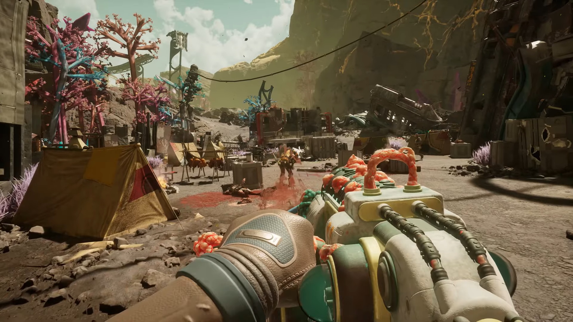 The Outer Worlds 2 screenshot of the Armageddon sciene weapon