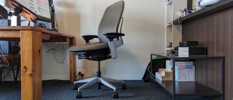 Steelcase Leap office chair at a desk
