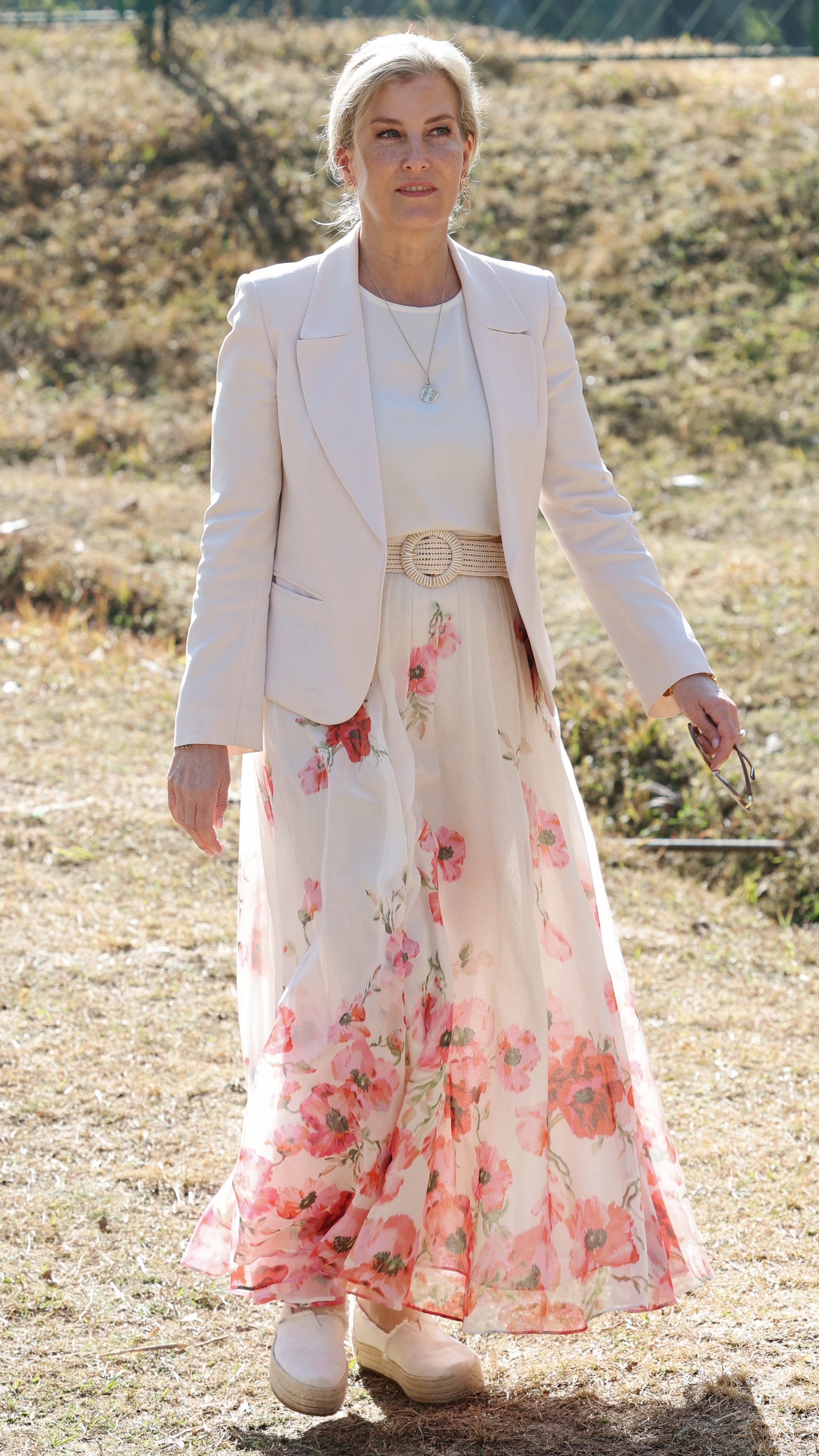 Sophie, Duchess of Edinburgh tours the National Botanic Garden during an official visit to Nepal on February 06, 2025