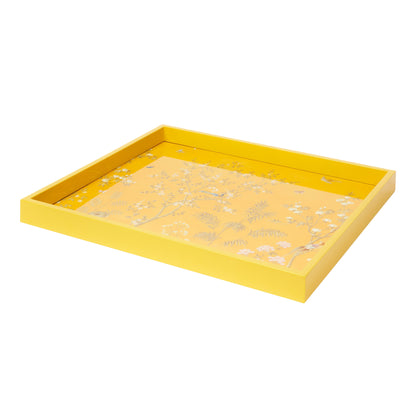 Yellow Medium Chinoiserie Tray