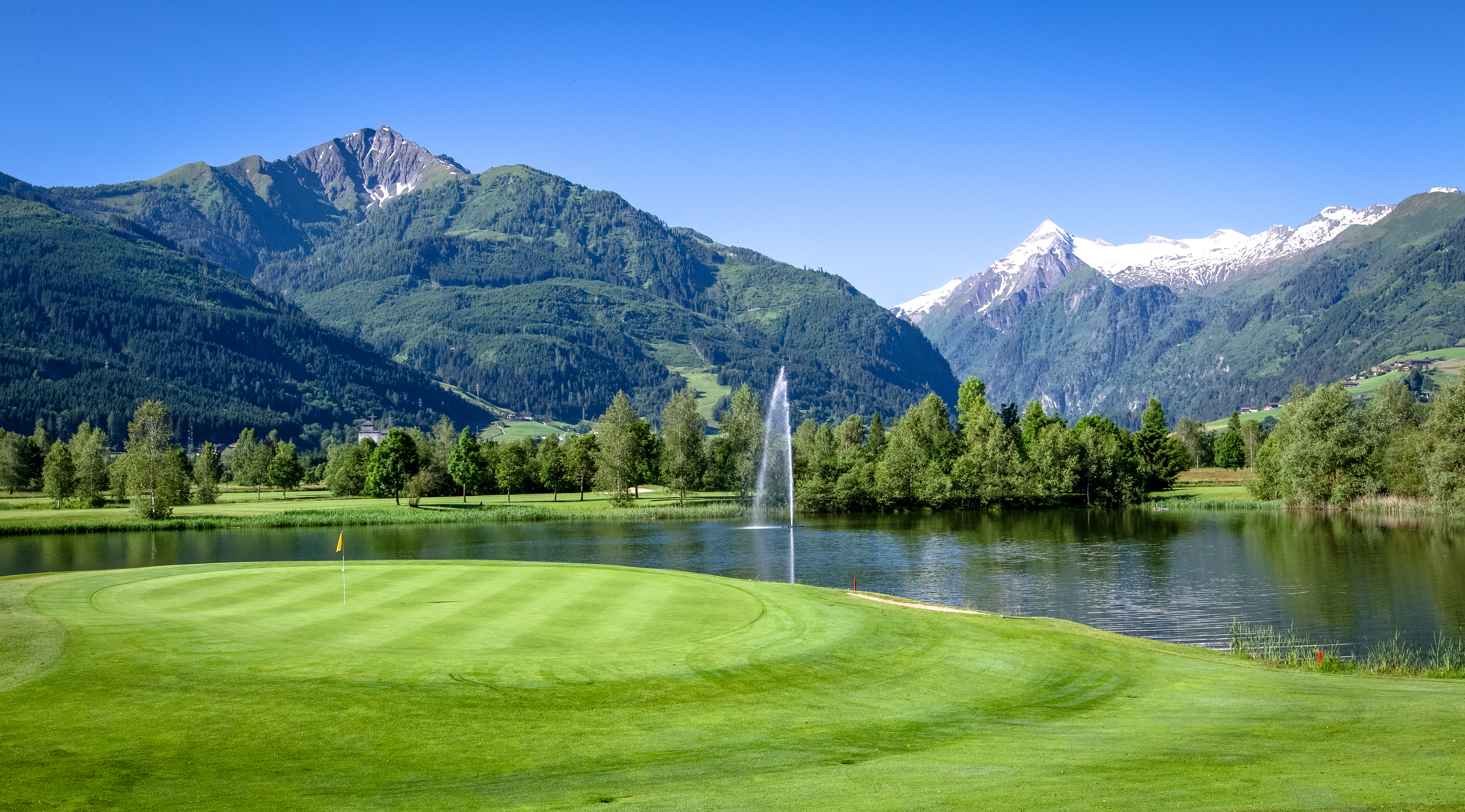 A general view of Golfclub Zell am See